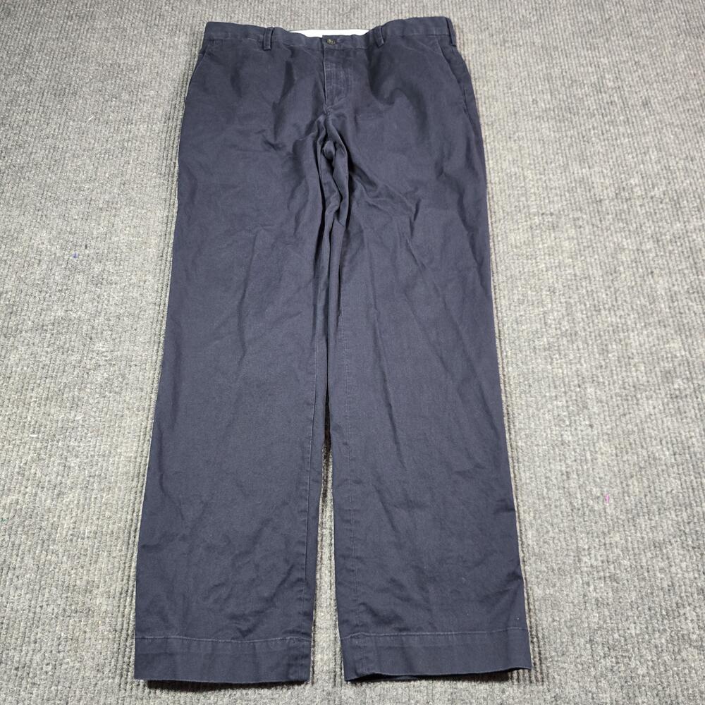 Polo Ralph Lauren Pants Mens 35x32 Navy Stretch Classic Fit Chino Casual